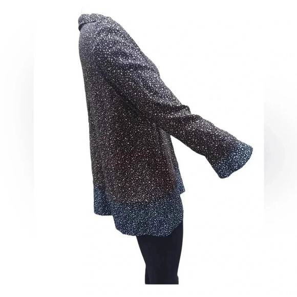 Habitat Button Down Long Sleeve Smock Top Size Small - Picture 3 of 10